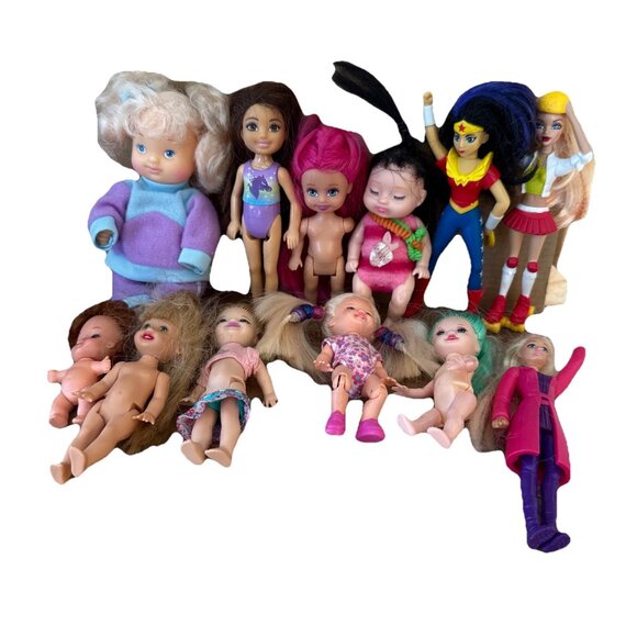 Barbie Other - Vintage And Newer Lot 12 Barbie & Others McDonald’s Mattel Zuru Largo Toys